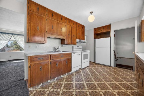 1124 31 Avenue Nw, Calgary, AB - Indoor Photo Showing Kitchen With Double Sink