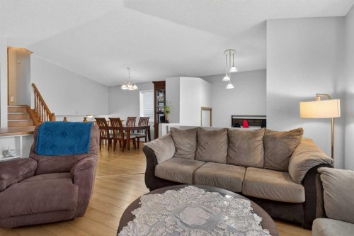 173 Martin Crossing Crescent Ne, Calgary, AB - Indoor Photo Showing Living Room