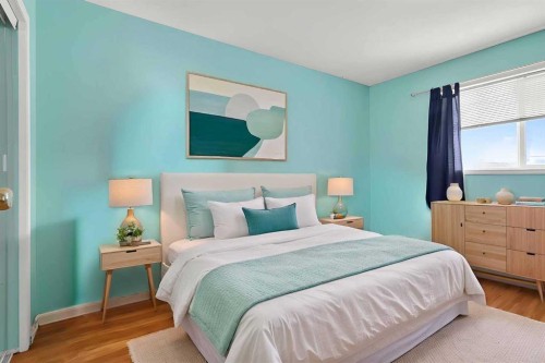 173 Martin Crossing Crescent Ne, Calgary, AB - Indoor Photo Showing Bedroom