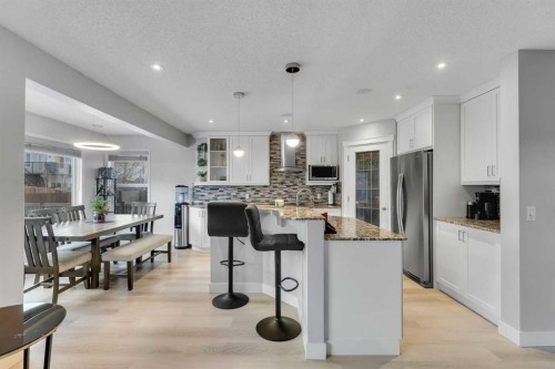 199 Hawkmere Road, Chestermere, AB - Indoor Photo Showing Kitchen With Upgraded Kitchen