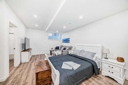 59 Wolf Hollow Way Se, Calgary, AB - Indoor Photo Showing Bedroom