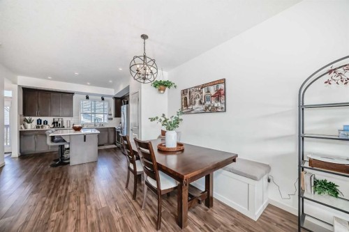 59 Wolf Hollow Way Se, Calgary, AB - Indoor Photo Showing Dining Room