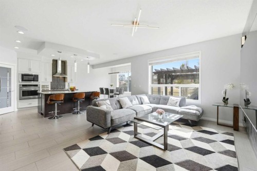 83 Nolanfield Court Nw, Calgary, AB - Indoor Photo Showing Living Room