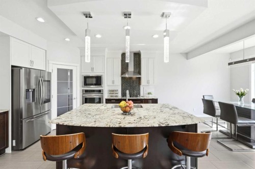 83 Nolanfield Court Nw, Calgary, AB - Indoor Photo Showing Kitchen With Upgraded Kitchen