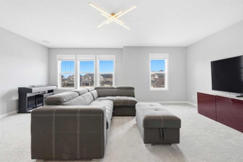 83 Nolanfield Court Nw, Calgary, AB - Indoor Photo Showing Living Room