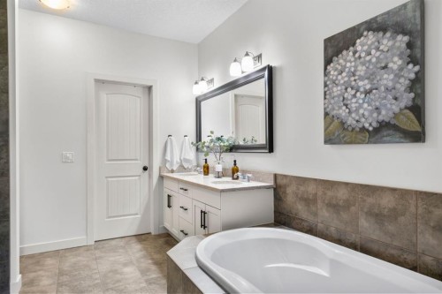 561 Boulder Creek Green Se, Langdon, AB - Indoor Photo Showing Bathroom
