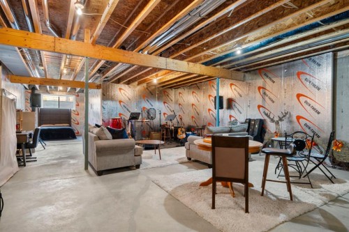 561 Boulder Creek Green Se, Langdon, AB - Indoor Photo Showing Basement