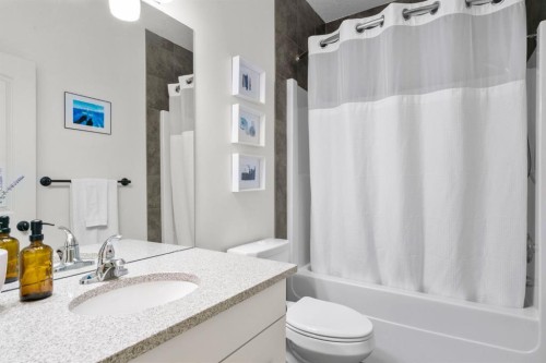 561 Boulder Creek Green Se, Langdon, AB - Indoor Photo Showing Bathroom