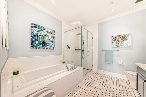 504-211 Quarry Way Se, Calgary, AB - Indoor Photo Showing Bathroom