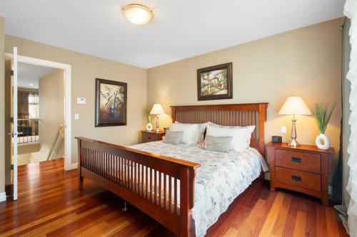 40 Bridleridge Lane Sw, Calgary, AB - Indoor Photo Showing Bedroom