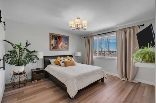 143 Cranfield Circle Se, Calgary, AB - Indoor Photo Showing Bedroom