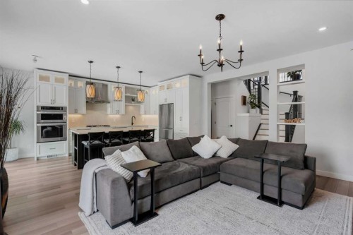 143 Cranfield Circle Se, Calgary, AB - Indoor Photo Showing Living Room
