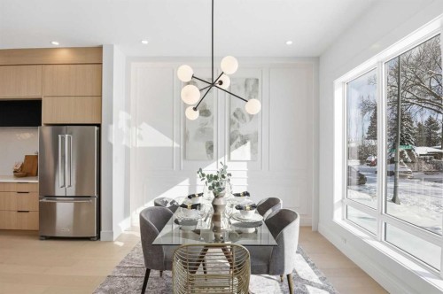 2105 7 Street Ne, Calgary, AB - Indoor Photo Showing Dining Room