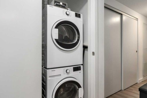 608-123 4 Street Ne, Calgary, AB - Indoor Photo Showing Laundry Room