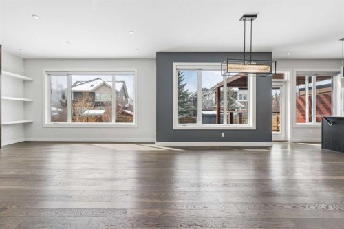 120 Aspen Dale Way Sw, Calgary, AB - Indoor Photo Showing Living Room
