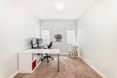 98 Mahogany Way Se, Calgary, AB - Indoor Photo Showing Office