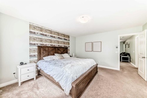 98 Mahogany Way Se, Calgary, AB - Indoor Photo Showing Bedroom