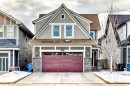 98 Mahogany Way Se, Calgary, AB  - Outdoor With Facade 