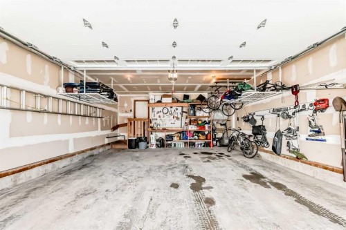 98 Mahogany Way Se, Calgary, AB - Indoor Photo Showing Garage