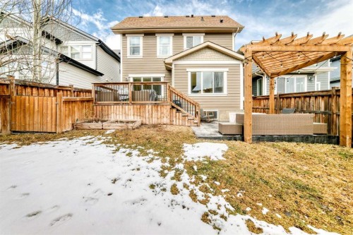 98 Mahogany Way Se, Calgary, AB - Outdoor With Deck Patio Veranda