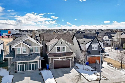 98 Mahogany Way Se, Calgary, AB - Outdoor With Facade