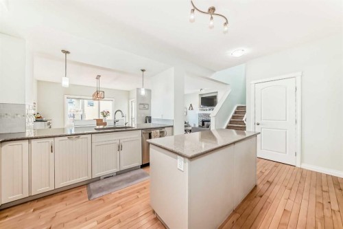 98 Mahogany Way Se, Calgary, AB - Indoor Photo Showing Kitchen With Upgraded Kitchen