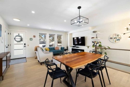 523 Athlone Road Se, Calgary, AB - Indoor Photo Showing Dining Room