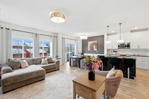 62 Walden Court Se, Calgary, AB - Indoor Photo Showing Living Room