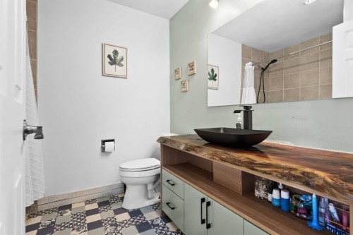 66 Elston Place Se, Airdrie, AB - Indoor Photo Showing Bathroom