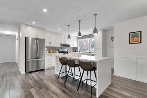 6584 Dalrymple Way Nw, Calgary, AB - Indoor Photo Showing Kitchen With Upgraded Kitchen