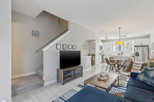 78 Sage Bluff Circle Nw, Calgary, AB - Indoor Photo Showing Living Room