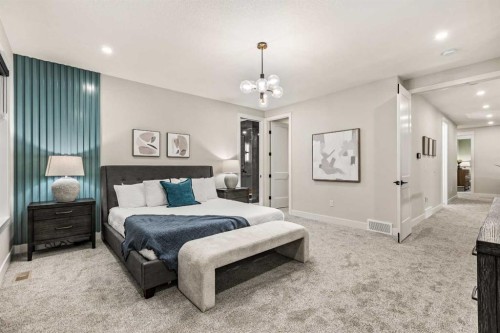 112 South Shore View, Chestermere, AB - Indoor Photo Showing Bedroom