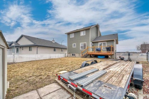 90 Parklane Drive, Strathmore, AB - Outdoor With Deck Patio Veranda With Exterior