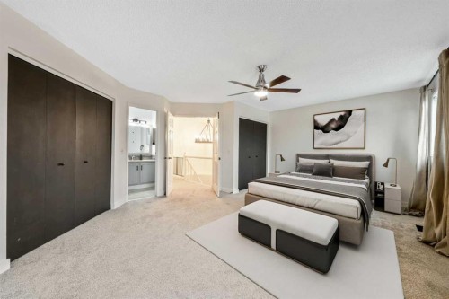 100 Woodfield Green Sw, Calgary, AB - Indoor Photo Showing Bedroom