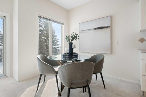 100 Hamptons Link Nw, Calgary, AB - Indoor Photo Showing Dining Room