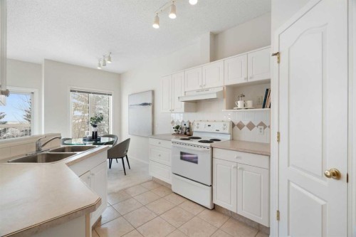 100 Hamptons Link Nw, Calgary, AB - Indoor Photo Showing Kitchen With Double Sink