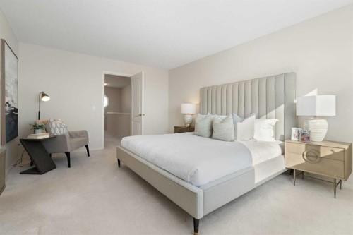 100 Hamptons Link Nw, Calgary, AB - Indoor Photo Showing Bedroom