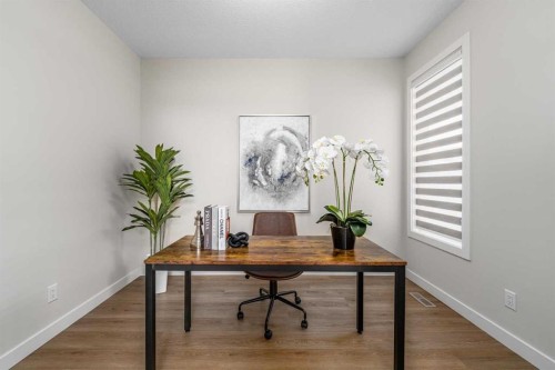 122 Ambleside Heath Nw, Calgary, AB - Indoor Photo Showing Office