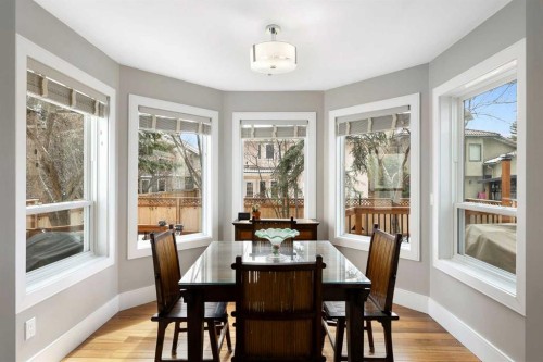 106 Shawnee Place Sw, Calgary, AB - Indoor Photo Showing Dining Room