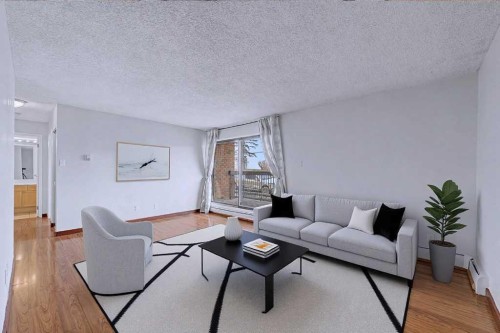 105-659 4 Avenue Ne, Calgary, AB - Indoor Photo Showing Living Room