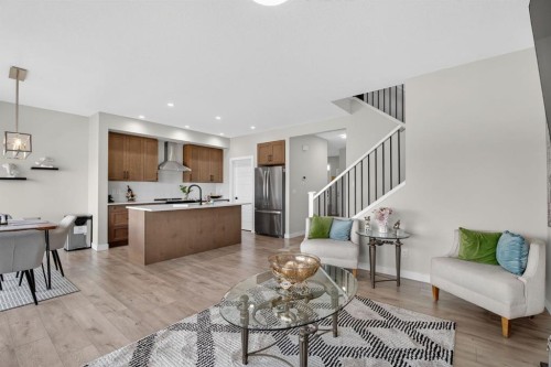 12 Cornerbrook Cove Ne, Calgary, AB - Indoor Photo Showing Living Room