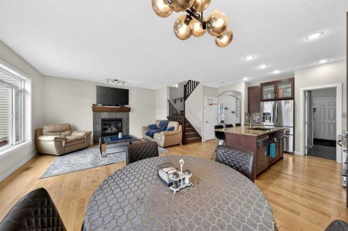 64 Panton Link Nw, Calgary, AB - Indoor With Fireplace