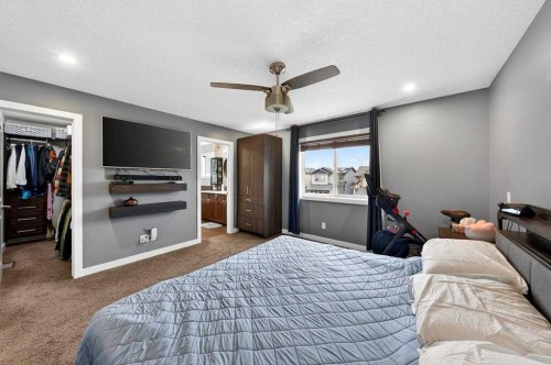64 Panton Link Nw, Calgary, AB - Indoor Photo Showing Bedroom