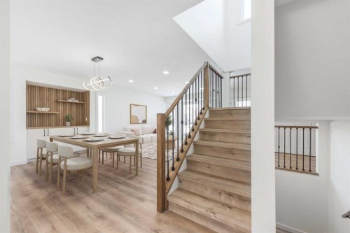307 Hamptons Mews Nw, Calgary, AB - Indoor Photo Showing Dining Room