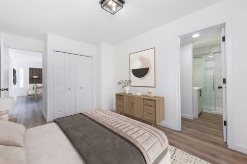 307 Hamptons Mews Nw, Calgary, AB - Indoor Photo Showing Bedroom