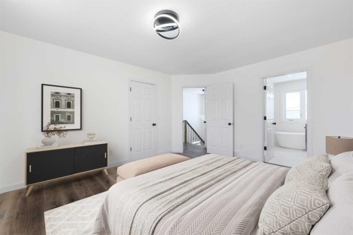 307 Hamptons Mews Nw, Calgary, AB - Indoor Photo Showing Bedroom