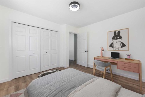 307 Hamptons Mews Nw, Calgary, AB - Indoor Photo Showing Bedroom