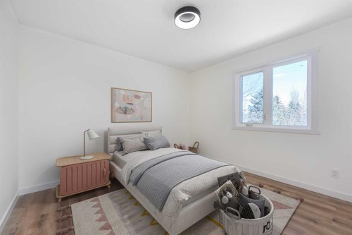 307 Hamptons Mews Nw, Calgary, AB - Indoor Photo Showing Bedroom