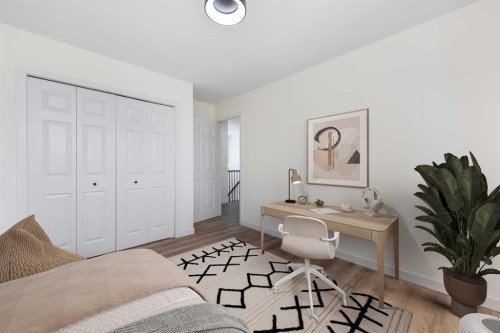 307 Hamptons Mews Nw, Calgary, AB - Indoor Photo Showing Bedroom