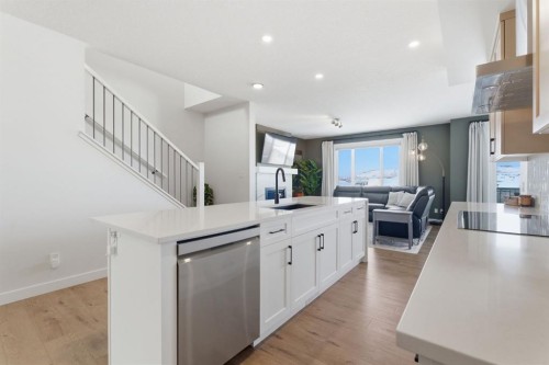 459 Rivercrest Road, Cochrane, AB - Indoor Photo Showing Kitchen